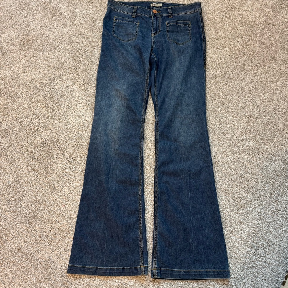 CAbi Farrah flair Women's Blue Jeans